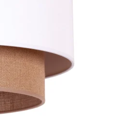 Duolla Hængelampe BohoØ 45 cm 1flg. hvid/jute