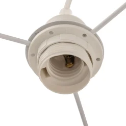 Duolla Hængelampe Boho, dobbelt skærm, beige