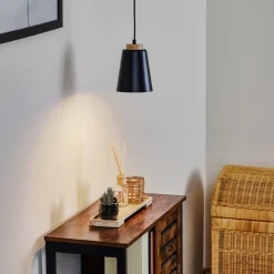 EMIBIG LIGHTING Hængelampe Bolero 1, 1 lyskilde, sort