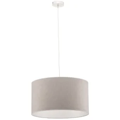 Duolla Hængelampe Bristol, vævet mønster, grå