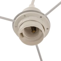 Duolla Hængelampe Bristol, vævet mønster, grå