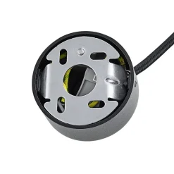 Deko-Light Hængelampe CAN, sort, højde 15 cm, Ø 6 cm, metal, GU10