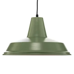 Luminex Hængelampe Class i metal, grøn/hvid