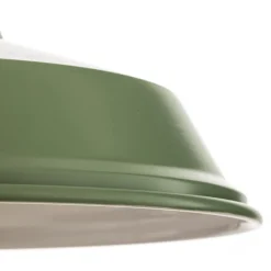 Luminex Hængelampe Class i metal, grøn/hvid