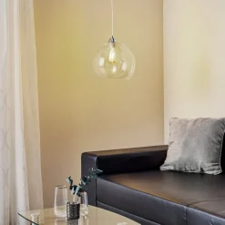 Hængelampe Colour, glasskærm transparent^SOLLUX LIGHTING Discount