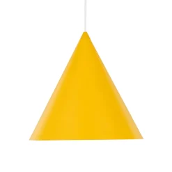 Hængelampe Cono, 1 lyskilde, Ø 25 cm, gul, E27^TK Lighting
