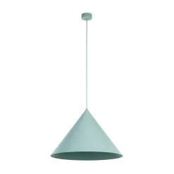 TK Lighting Pendellamper>Hængelampe Cono, 1 lyskilde, Ø 50 cm, mint, E27