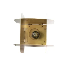 Hængelampe Corner, guldfarvet, højde 35 cm, metal, E27^Opviq Hot