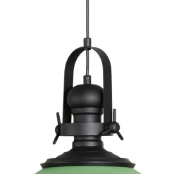 Opviq Hængelampe Craft, grøn, metal, Ø 41 cm, E27