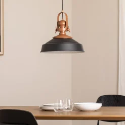 Opviq Hængelampe Craft, sort, metal, Ø 41 cm, E27