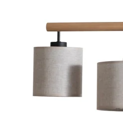 Hængelampe Deva Nature, 4 lyskilder, tekstil^TK Lighting Online