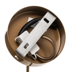 Duolla Hængelampe Devon, brun/beige/ecru/guld Ø45cm