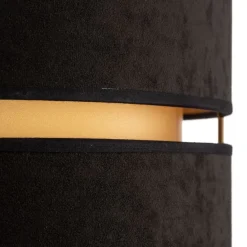 Hængelampe Duo, sort/guld, Ø40cm, 1 lyskilde^Duolla Online