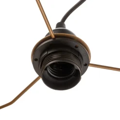 Hængelampe Duo, sort/guld, Ø40cm, 1 lyskilde^Duolla Online