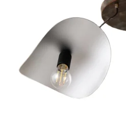 Opviq Hængelampe Eger, 3 lyskilder, sort, metal, Ø 50 cm