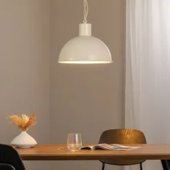 Hængelampe Emoti, beige, 1 lyskilde, Ø 38 cm^Argon New