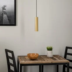 Hængelampe Eye, 1 lyskilde, messing, skærmhøjde 25 cm^Nowodvorski Lighting New