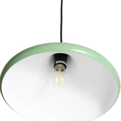 Opviq Hængelampe Eysan, mintgrøn, metal, Ø 35 cm, E27