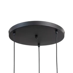 Hængelampe Fellini MR-787 3 lyskilder rund sort^Opviq Outlet