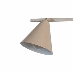 Hængelampe Form 4, beige, metal, 4 lyskilder, kegle, E27^ALDEX Discount