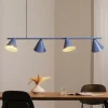 ALDEX Pendellamper|Pendellamper>Hængelampe Form 4, blå, metal, 4 lyskilder, kegle, E27