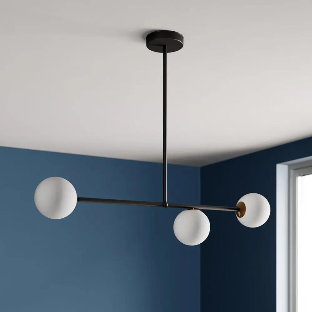 SIGMA Pendellamper>Hængelampe Gama 3, 3 lyskilder, sort