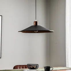 Nowodvorski Lighting Hængelampe Garret I i mørkebrun/kobber Ø 50 cm