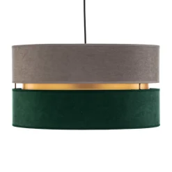Hængelampe Golden Duo grå/mørkegrøn/guld^Duolla Online