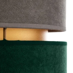 Hængelampe Golden Duo grå/mørkegrøn/guld^Duolla Online