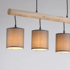 Hængelampe Green Tribu, papirskærme, fire lys^JUST LIGHT. GmbH Outlet