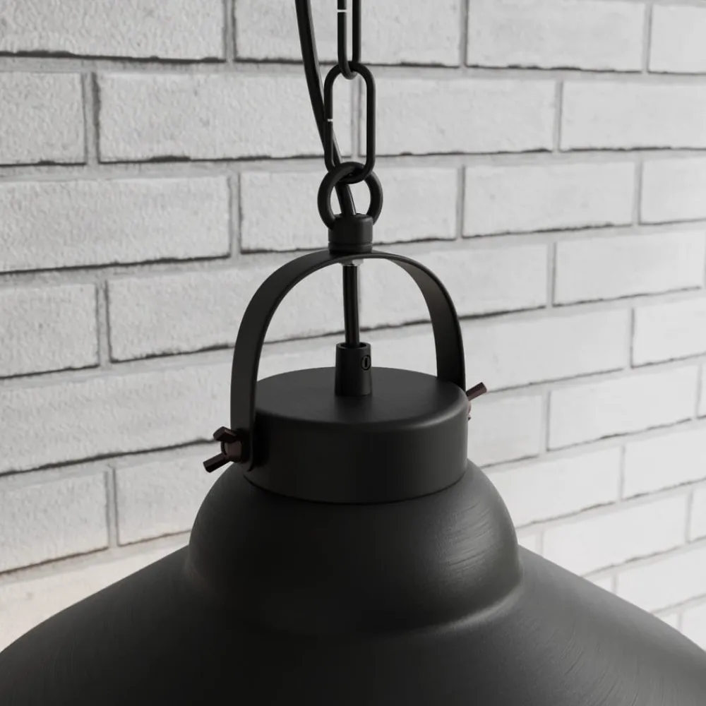 Luminex Pendellamper>Hængelampe Iron, sort/hvid