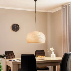 ALDEX Hængelampe Janne, bøgetræ, Ø 53 cm, E27