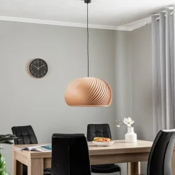 ALDEX Hængelampe Janne, bøgetræ, Ø 53 cm, E27