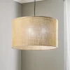 TK Lighting Hængelampe Juta, 1 lyskilde Ø 50 cm