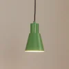 Opviq Pendellamper|Pendellamper>Hængelampe Konikkem, mintgrøn, metal, Ø 14 cm, E27
