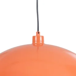 Opviq Hængelampe Kure, orange, metal, Ø 60 cm, E27