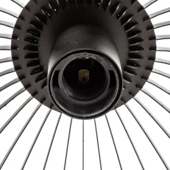 Hængelampe Larus i sort stål, 2 lyskilder^TEMAR LIGHTING New