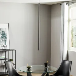 Nowodvorski Lighting Hængelampe Laser 1 lyskilde, sort, skærm 100 cm