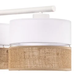 TK Lighting Hængelampe Linobianco, lineær, 4 lyskilder