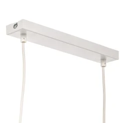 TK Lighting Hængelampe Linobianco, lineær, 4 lyskilder