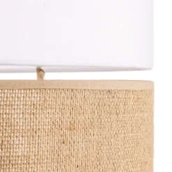 Hængelampe Linobianco med jute^TK Lighting Outlet