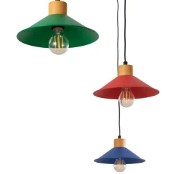 Hængelampe Manavgat, 6 lyskilder, flerfarvet, længde 144 cm^Opviq Sale