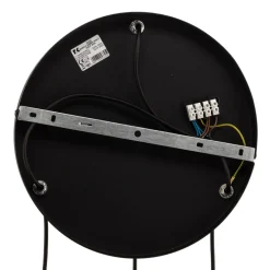 TK Lighting Hængelampe Marco Green, 3 lyskilder klar/grøn/brun