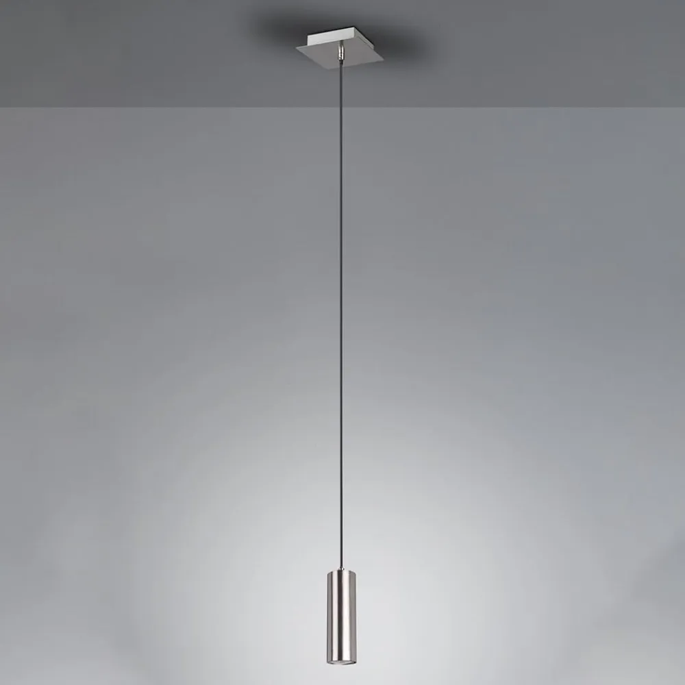 Hængelampe Marley mat nikkel 1 lyskilde^Trio Lighting New