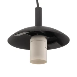 TK Lighting Hængelampe Maxi, Ø 30 cm, 1 lyskilde, glasskærm