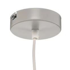 Hængelampe Nanu i metal lysegrå 1 lyskilde^Luminex Best