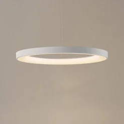 Mantra Iluminación Hængelampe Niseko II, fjernbetjening, Ø 50 cm, hvid