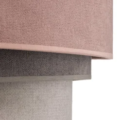 Hængelampe Pastell Trio pink/grå/lysegrå^Duolla Hot