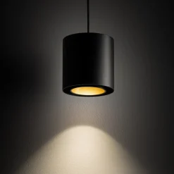 Hængelampe Point Duo, sort/guld, stål, Ø 13 cm, GU10^Nowodvorski Lighting Best