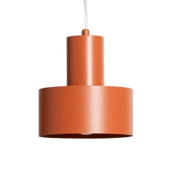 Hængelampe Rif 2, teglrød, 2 lyskilder, lineær, stål^SIGMA Online